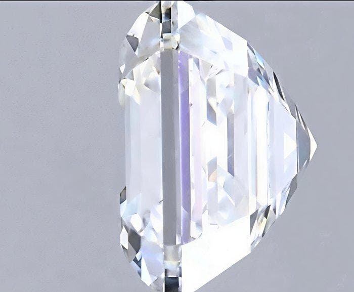 1 pcs Diamant (Natuurlijk) - 1.00 ct - Smaragd - E - VS1 -, Handtassen en Accessoires, Edelstenen