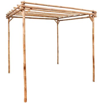 vidaXL Pergola 170x170x220 cm bamboe, Verzenden, Nieuw
