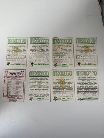 1970 Panini Mexico 70 World Cup LOT Brazil, Peru, Mexico,, Verzamelen, Nieuw