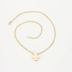 Collier avec pendentif - 14 carats Or jaune, Bijoux, Sacs & Beauté
