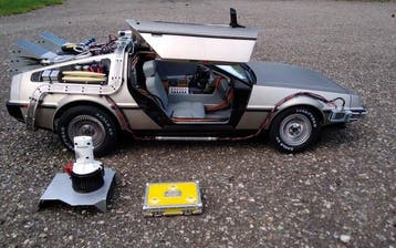 Eagle 1:8 - Voiture miniature - Eaglemoss DeLorean - voiture