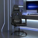 vidaXL Massage gamestoel kunstleer zwart, Verzenden