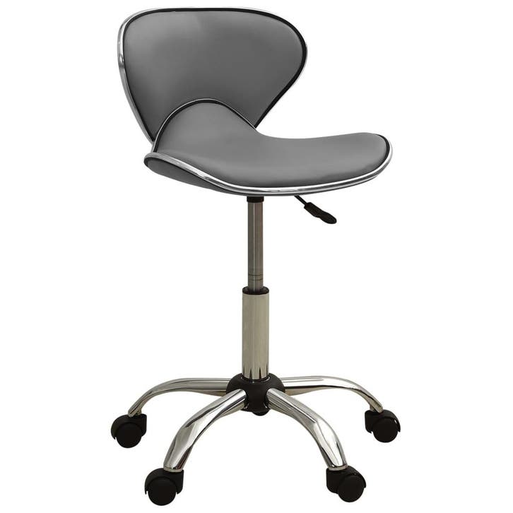 vidaXL Kantoorstoel kunstleer grijs, Maison & Meubles, Chaises de bureau, Envoi