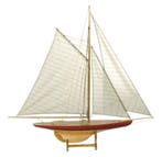 *TIP*  Modelschip Sail model Defender, 1895, Ophalen of Verzenden