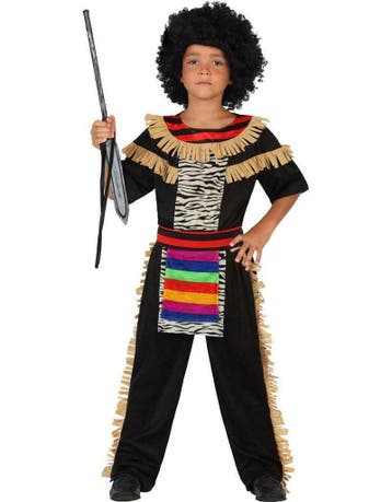 Verkleed carnavalspak zulu, Ophalen of Verzenden, Nieuw