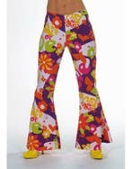 Hippie broek flower love dames, Ophalen of Verzenden, Nieuw