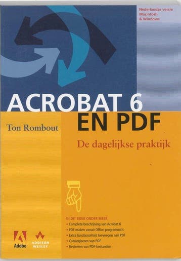 Adobe Acrobat 6 En Pdf - Ton, Verzenden
