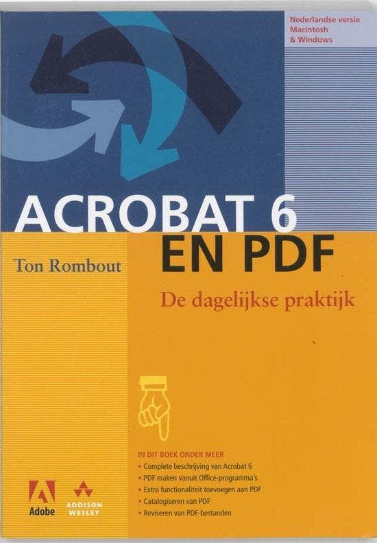 Adobe Acrobat 6 En Pdf - Ton, Boeken, Informatica en Computer, Verzenden