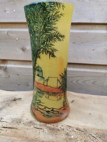 François-Théodore Legras - Vase - Verre - Vase signé Leg