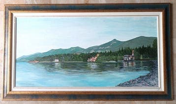 Italiaanse school (XX) - Lago di Como