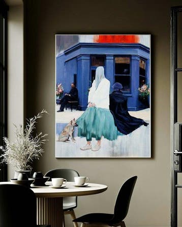 Enigma - The Waiting Has No Face, Antiek en Kunst, Kunst | Schilderijen | Modern
