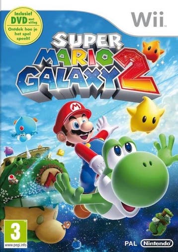Super Mario Galaxy 2 (Wii Games), Games en Spelcomputers, Ophalen of Verzenden, Zo goed als nieuw
