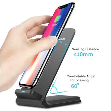 Fast Charge Qi Desktop Draadloze Oplader Universeel 9V -, Verzenden