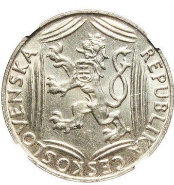 Tsjecho-Slowakije. 100 Korun 1948 - NGC MS63 (30th