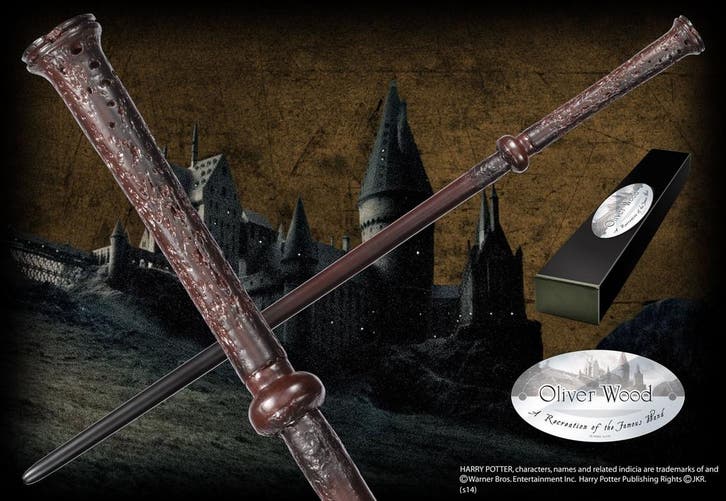 Harry Potter Toverstaf Oliver Wood, Verzamelen, Harry Potter, Nieuw, Ophalen of Verzenden