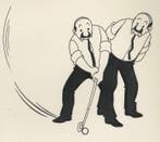 Studios Hergé - 1 Original drawing - Kuifje - Raak! -, Nieuw