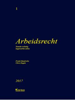 Arbeidsrecht / Arbeidsrecht / 1 9789048631469, Verzenden, Frank Hendrickx