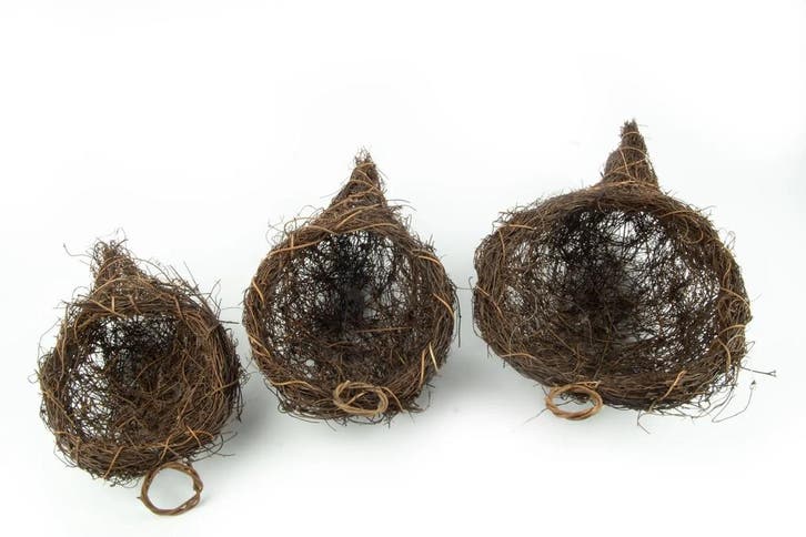 Salim Eendenkorven naturel-Planter set van 3, Huis en Inrichting, Woonaccessoires | Kunstplanten en Kunstbloemen, Nieuw
