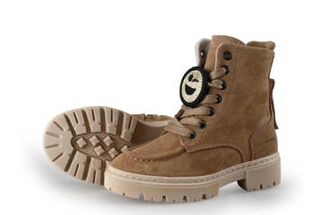 Nubikk Veterboots Meisjes in maat 25 Cognac, Kinderen en Baby's, Verzenden, Jongen of Meisje, Nubikk, Schoenen