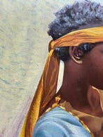 École européenne (XX) - Giovane ragazzo, Antiquités & Art, Art | Peinture | Classique