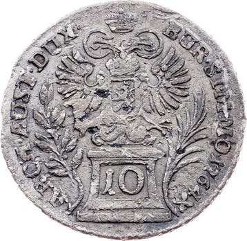 Autriche. Marie-Thérèse. 10 Kreuzer 1764 (Sans prix de, Timbres & Monnaies