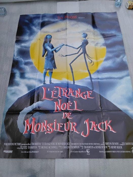 Tim burton, disney - Affiche de cinema du film l etrange, Collections, Cinéma & Télévision