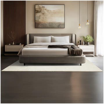 Kortpolig vloerkleed Soft Zone - 160 x 230 cm, crème, Verzenden