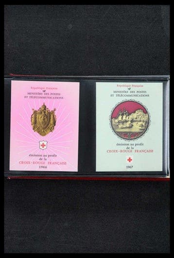 Frankrijk 1943/1998 - Frankrijk FDC & boekjes Rode, Gestempeld