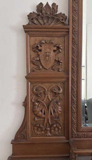 Miroir mural - Bois
