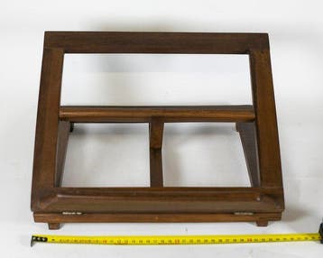 Standaard - Hout, Verstelbaar houten liturgisch leesbord –