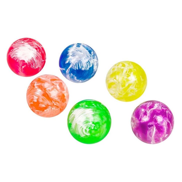 Uitdeelcadeautjes Stuiterballen Marmer 3cm 6st, Hobby en Vrije tijd, Feestartikelen, Nieuw, Verzenden
