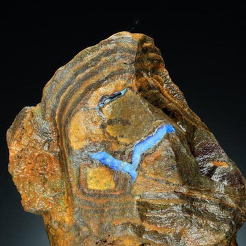 GEEN RESERVE! 259 g natuurlijke opaal in versteend hout uit, Verzamelen, Mineralen en Fossielen
