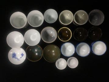 Japanese - Beeld, Collection of 20 Japanese Vintage Ceramic