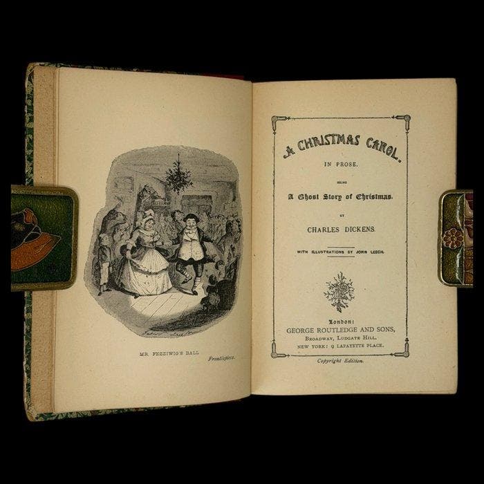 Charles Dickens - A Christmas Carol - 1885, Antiek en Kunst, Antiek | Boeken en Manuscripten