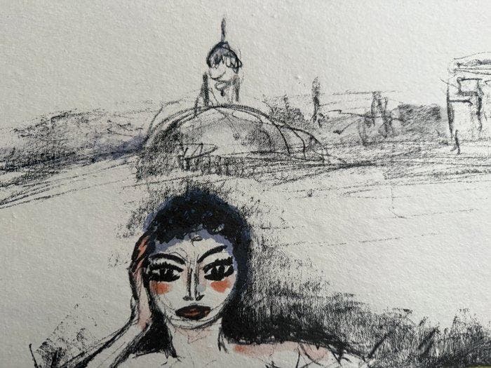 Kees Van Dongen (1877-1968) - Sirène de Paris 1962, Antiquités & Art, Antiquités | Autres Antiquités