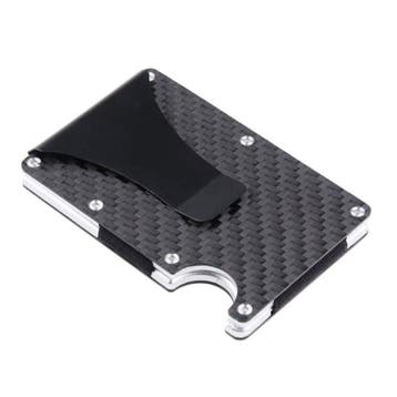 Aluminium Carbon Fiber Wallet - Portemonnee Portefeuille, Handtassen en Accessoires, Portemonnees, Verzenden, Nieuw