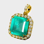 Sans prix de réserve - Pendentif - 14 carats Or jaune, IGI