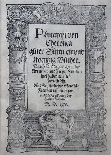 Plutarch - Michael Herr - Plutarchi von Cheronea guter