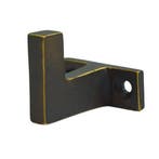 Kapstokhaak Jolie Evoke 35x35 mm antiek brons, Nieuw, Overige materialen