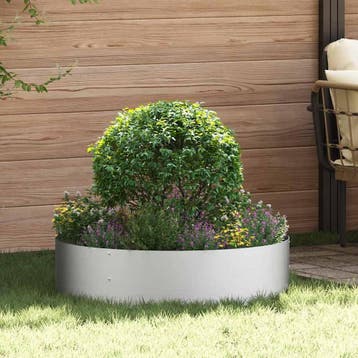 vidaXL Plantenring 5 st Zilver 80 x 80 x 20 cm Gegevens, Verzenden