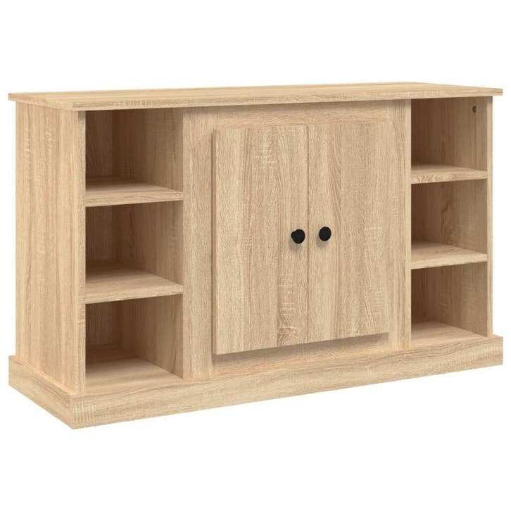 Dressoir Sonoma eiken | 59% korting | OP = OP, Huis en Inrichting, Kasten | Dressoirs, 100 tot 150 cm, 25 tot 50 cm, Met deur(en)