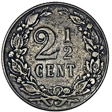12 old coins from kingdom of Netherland incl SILVER 10 Cents