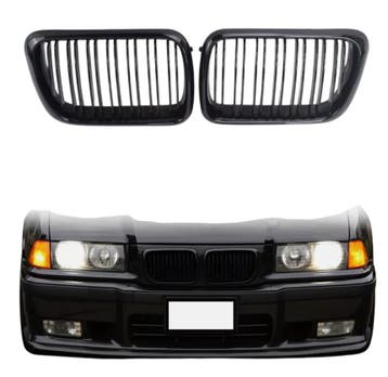 Grillen set | Nieren | geschikt voor BMW 3-series | E36 1997, Verzenden