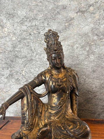 Guanyin - Bronze - Chine (Sans prix de réserve), Antiek en Kunst