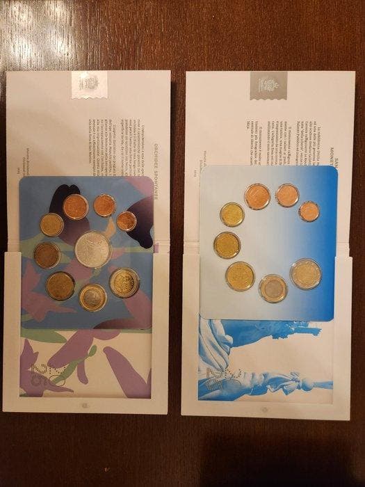 San Marino. Year Set (BU) 2025 (2 sets) (Zonder, Timbres & Monnaies, Monnaies | Europe | Monnaies non-euro