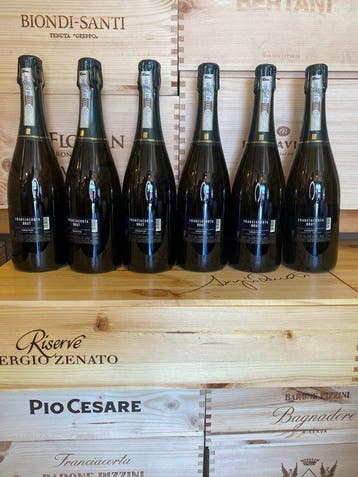 Ferghettina - Franciacorta Brut - 6 Flessen (0.75 liter), Nieuw