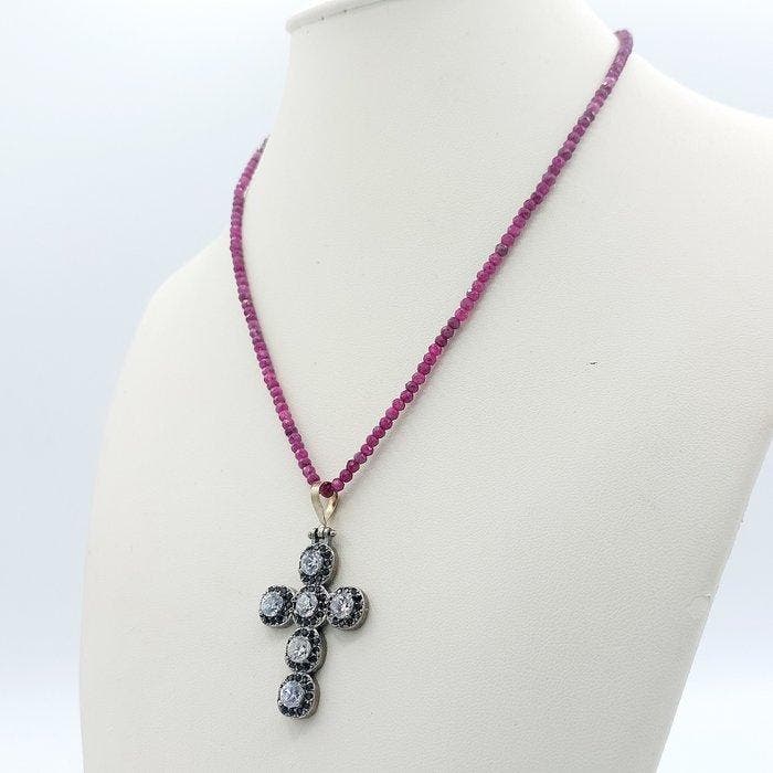 Sans prix de réserve - Collier avec pendentif - 18 carats Or, Handtassen en Accessoires, Antieke sieraden