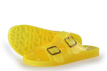 Colors of California Slippers Meisjes in maat 30 Geel, Kinderen en Baby's, Kinderkleding | Schoenen en Sokken, Verzenden, Jongen of Meisje
