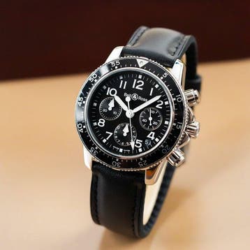 Bell & Ross - Pilot Chronograph - Zonder minimumprijs - 530S, Bijoux, Sacs & Beauté, Montres | Hommes