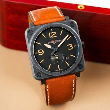 Bell & Ross - Br S Black Ceramic Date - BRS-BL-CEM - Homme -